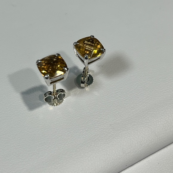 Tiffany & Co. citrine sparkle earrings - Picture 7 of 14